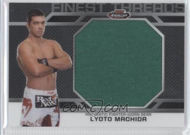 2013 Topps UFC Finest - Jumbo Finest Threads #JFT-LM - Lyoto Machida