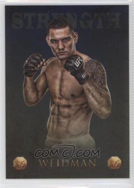 2013 Topps UFC Finest - Valor - Strength #V-22 - Chris Weidman /188