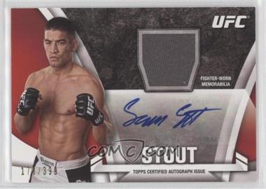 2013 Topps UFC Knockout - Autograph Relics #KAR-SS - Sam Stout /399