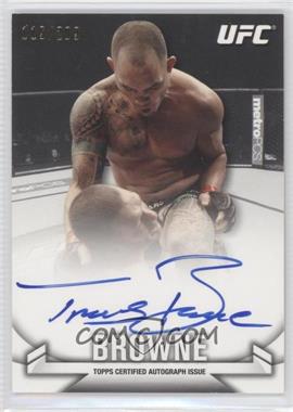 2013 Topps UFC Knockout - Autographs #KA-TB - Travis Browne /209