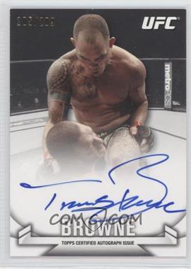 2013 Topps UFC Knockout - Autographs #KA-TB - Travis Browne /209