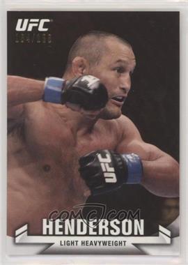 2013 Topps UFC Knockout - [Base] - Gold #103 - Dan Henderson /188