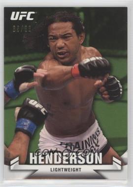 2013 Topps UFC Knockout - [Base] - Green #5 - Benson Henderson /88