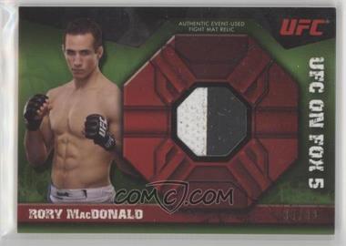 2013 Topps UFC Knockout - Fight Mat Relic - Green #FMR-RM - Rory MacDonald /88