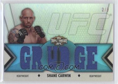 2013 Topps UFC Knockout - Triple Threads Relics - Sapphire #TTR-SC2 - Shane Carwin /3