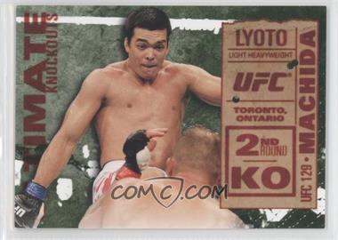 2013 Topps UFC Knockout - Ultimate Knockouts - Green #UKO-9 - Lyoto Machida vs. Randy Couture /88