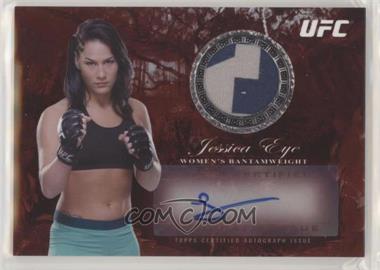 2014 Topps UFC Bloodlines - Autographed Relics - Red #BAR-JEY - Jessica Eye /8