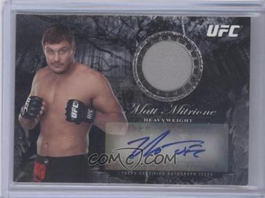 2014 Topps UFC Bloodlines - Autographed Relics #BAR-MMI - Matt Mitrione /124