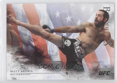 2014 Topps UFC Bloodlines - [Base] - Flag #21 - Matt Brown /148