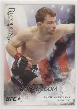 2014 Topps UFC Bloodlines - [Base] - Flag #92 - Zach Makovsky /148