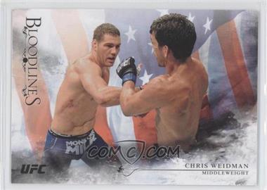 2014 Topps UFC Bloodlines - [Base] - Flag #95 - Chris Weidman /148