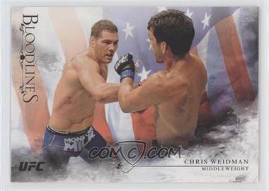 2014 Topps UFC Bloodlines - [Base] - Flag #95 - Chris Weidman /148