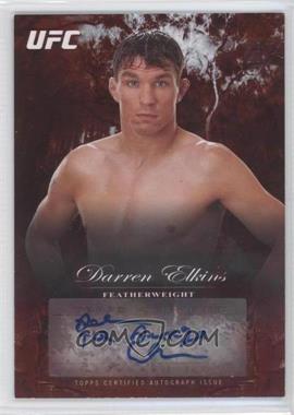 2014 Topps UFC Bloodlines - Fighter Autographs - Red #FA-DE - Darren Elkins /8