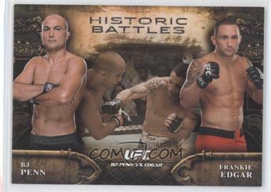 2014 Topps UFC Bloodlines - Historic Battles #HB-9 - BJ Penn, Frankie Edgar