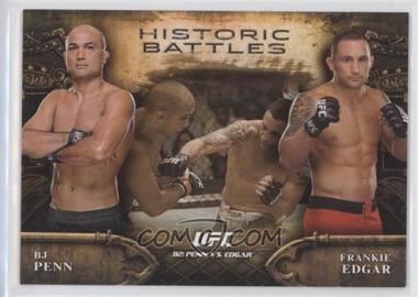 2014 Topps UFC Bloodlines - Historic Battles #HB-9 - BJ Penn, Frankie Edgar