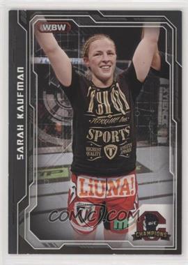 2014 Topps UFC Champions - [Base] - Black #133 - Sarah Kaufman /188