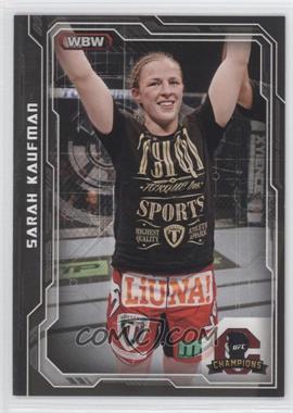 2014 Topps UFC Champions - [Base] - Black #133 - Sarah Kaufman /188