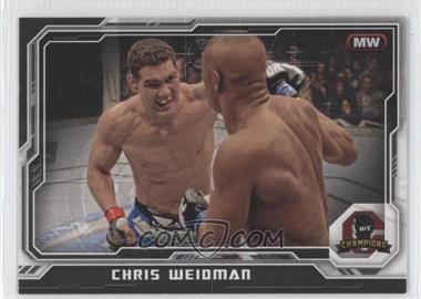 2014 Topps UFC Champions - [Base] - Black #83 - Chris Weidman /188