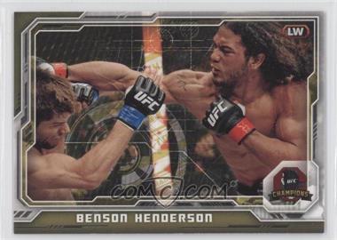 2014 Topps UFC Champions - [Base] - Gold Champions Predictor #12 - Benson Henderson /25