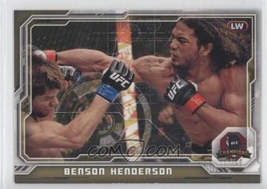2014 Topps UFC Champions - [Base] - Gold Champions Predictor #12 - Benson Henderson /25