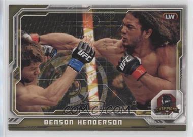 2014 Topps UFC Champions - [Base] - Gold Champions Predictor #12 - Benson Henderson /25