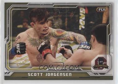 2014 Topps UFC Champions - [Base] - Gold Champions Predictor #72 - Scott Jorgensen /25