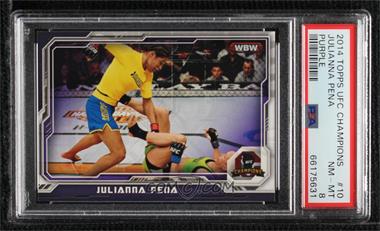 2014 Topps UFC Champions - [Base] - Purple #10 - Julianna Pena /88 [PSA 8 NM‑MT]