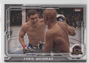 2014 Topps UFC Champions - [Base] #83 - Chris Weidman