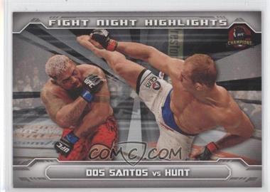 2014 Topps UFC Champions - Fight Night Highlights #FNHA-JD - Junior Dos Santos, Mark Hunt