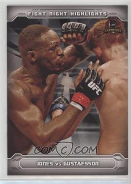 2014 Topps UFC Champions - Fight Night Highlights #FNHA-JJ - Jon 'Bones' Jones, Alexander Gustafsson