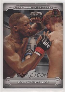 2014 Topps UFC Champions - Fight Night Highlights #FNHA-JJ - Jon 'Bones' Jones, Alexander Gustafsson