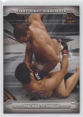 2014 Topps UFC Champions - Fight Night Highlights #FNHA-SR - Lyoto Machida, Mauricio Rua