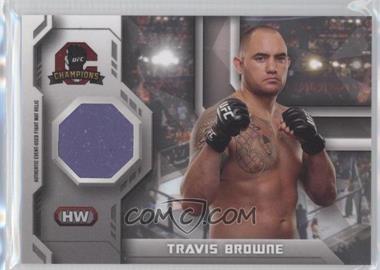 2014 Topps UFC Champions - Fighter Mat Relics #FMR-TB - Travis Browne