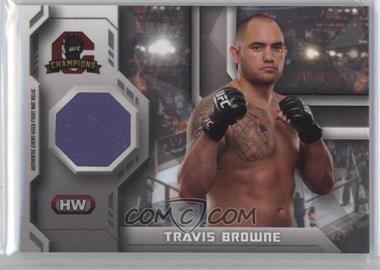 2014 Topps UFC Champions - Fighter Mat Relics #FMR-TB - Travis Browne