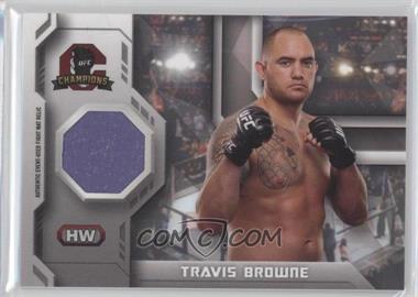 2014 Topps UFC Champions - Fighter Mat Relics #FMR-TB - Travis Browne