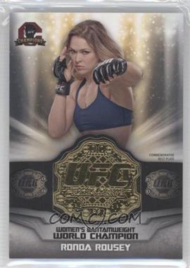 2014 Topps UFC Champions - Single Belt Manufactured Relics #CB-3 - Ronda Rousey