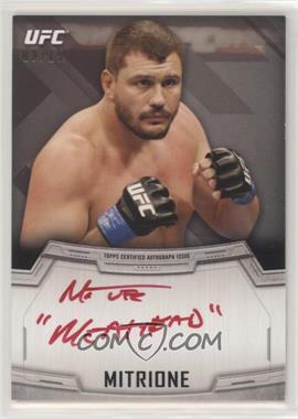 2014 Topps UFC Knockout - Autographs - Red Ink #KA-MM - Matt Mitrione /15