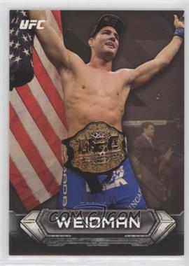 2014 Topps UFC Knockout - [Base] - Gold #77 - Chris Weidman /219
