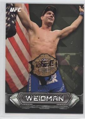 2014 Topps UFC Knockout - [Base] - Green #77 - Chris Weidman /99