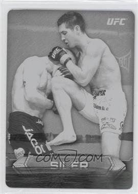 2014 Topps UFC Knockout - [Base] - Printing Plate Black #74 - Steven Siler /1
