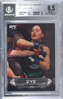 2014 Topps UFC Knockout - [Base] - Red #73 - Jessica Eye /8 [BGS 8.5 NM‑MT+]
