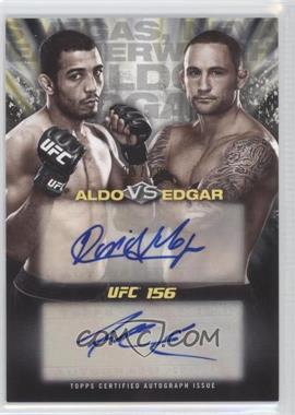 2014 Topps UFC Knockout - Memorable Match-Ups Dual Autographs #MMA-AE - Jose Aldo, Frankie Edgar /10