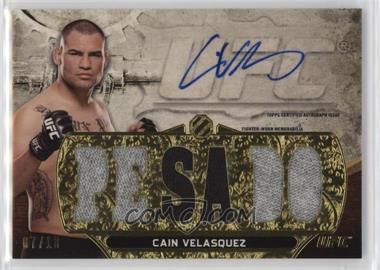2014 Topps UFC Knockout - Triple Threads Autograph Relics #TTAR-CV - Cain Velasquez /18