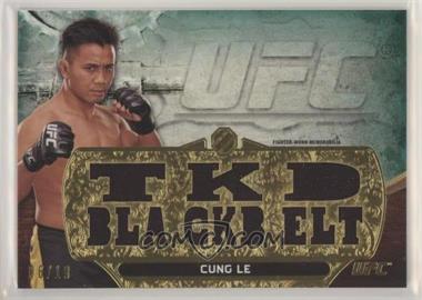 2014 Topps UFC Knockout - Triple Threads Relic - Emerald #TTR-CL.1 - Cung Le (TKD Blackbelt) /18