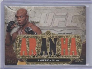 2014 Topps UFC Knockout - Triple Threads Relic #TTR-AS.1 - Anderson Silva (ARANHA) /36