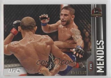 2015 Topps UFC Champions - [Base] - Black #118 - Chad Mendes /188
