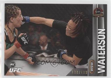 2015 Topps UFC Champions - [Base] - Black #16 - Michelle Waterson /188