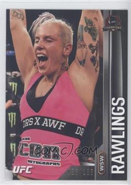 2015 Topps UFC Champions - [Base] - Black #162 - Bec Rawlings /188