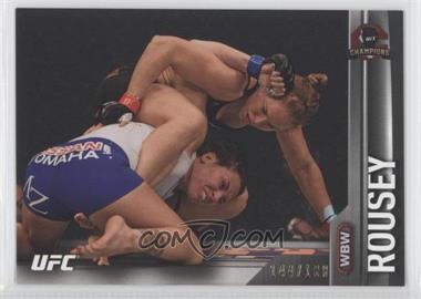 2015 Topps UFC Champions - [Base] - Black #172 - Ronda Rousey /188