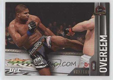 2015 Topps UFC Champions - [Base] - Black #31 - Alistair Overeem /188